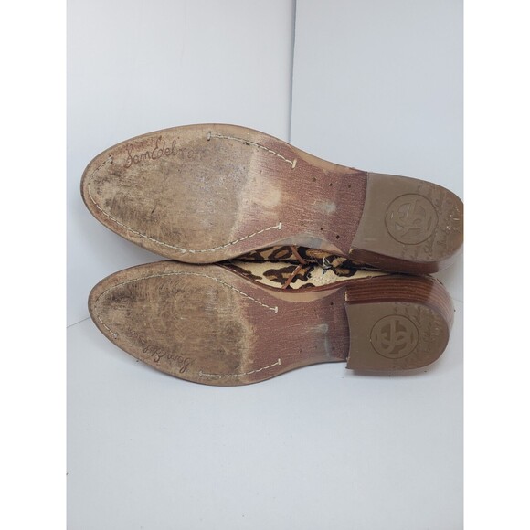 Sam Edelman Petty Cheatah Print Cow Hide Womens Booties Sz 6.5 *Read City Chic - Picture 10 of 14